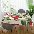 thumbnail image 3 of Yayeee Tablecloths 60" x 90" Rectangle Wrinkle Resistant Party Table Cover, Apple Leaves Pattern, 3 of 8