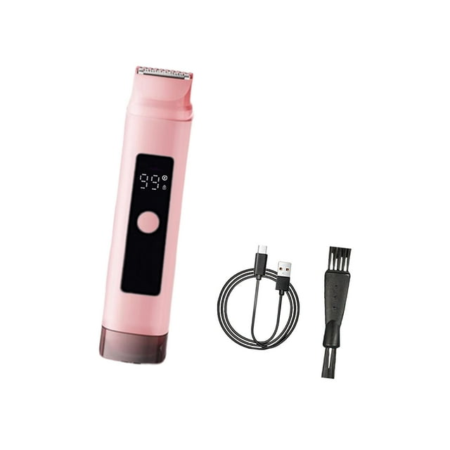 Recortadora eléctrica de bikini, depiladora facial, afeitadora corporal portátil multifunción de bajo ruido para brazos, piernas, axilas y