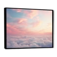 thumbnail image 2 of Designart "Peach Sky Photo Astral Euphony IV" Landscapes Floater Framed Wall Decor, 2 of 7