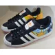 thumbnail image 2 of Ad-id-as Men's Navy Blue/White Half Shell Low Cities New York Sneakers Size 8.5, 2 of 6
