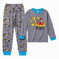 thumbnail image 4 of NOLDARES Baby Boy Toddler Clothes 2pcs Long Sleeve Print Pullover Sweatshirt + Pants Set Fall Winter Outfits Casual Clothing(Yellow,4-5 Y), 4 of 4