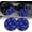 Blue, variant on Car Cup Coaster, 2 PCS Universal Auto Non-Slip Cup Holder Embedded in Ornaments Silicone Coaster, Bling Car Accessories for Women,Car Interior Accessories Sets, Black Car Coasters