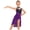 Purple, variant on Doomiva Kids Girls Lyrical Dance Dress Rhinestone Ballet Gymnastics Leotard Ice Skating Dress for Competition Dark Green 6