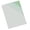 #1187-Green, variant on Kieccall Clear Gradient Color 6 Pocket L Shaped File Bag Document Organizer for Home Office Paper Storage