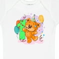 thumbnail image 4 of Inktastic 1st Birthday Teddy Bear Boys or Girls Baby Bodysuit, 4 of 5