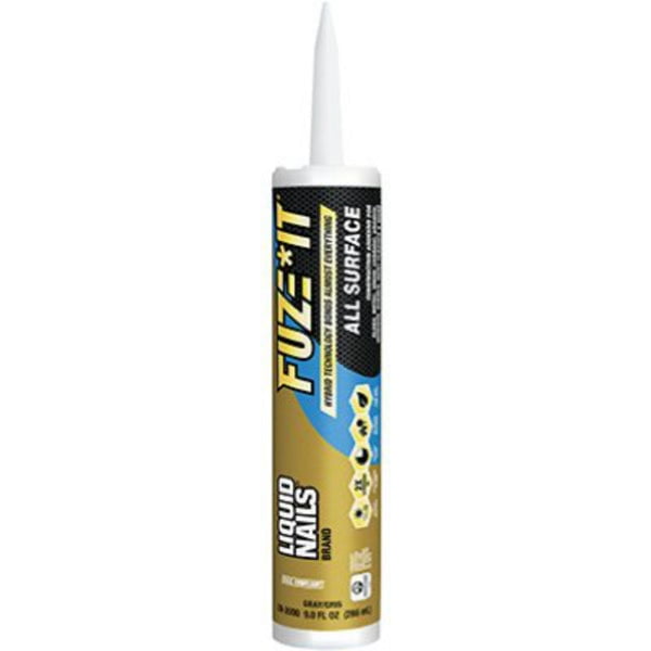 1PCLiquid Nails® LN2000 FuzeIt® All Surface Construction Adhesive, 9