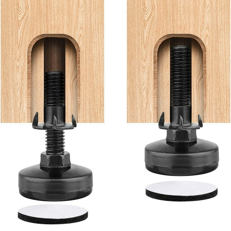 4Pcs Furniture Levelers Heavy Duty Furniture Leveling Feet Adjustable Leg Levelers for Cabinets Chairs Raiser Walmart