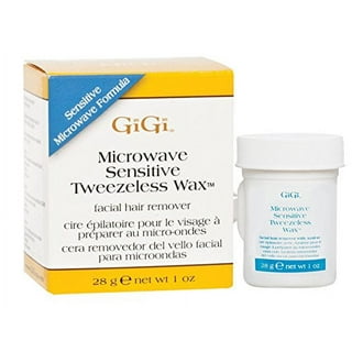 GiGi (4-PACK) Hard Body Wax for BRAZILIAN & Sensitive Areas and BONUS FREE  Muslin and Spatula Combo Kit Included