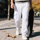 thumbnail image 1 of Ceisia Men's All-Season Fashion Casual Pants Gift - Solid Color Elastic Waist Full-Length Pants with Functional Pockets, 1 of 9