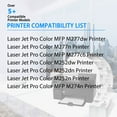 thumbnail image 4 of NineLeaf High Capacity Compatible Toner Cartridge Replacement for HP201X CF401X work for Color Laser Jet MFP M277dw M252dw M277n M277c6 Printer (Cyan,2 Pack), 4 of 8
