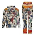thumbnail image 2 of Fairy Tail Unisex Adult Sweatsuits Hoodie & Sweatpants Long Sleeve Hooded Sweatshirt Matching Joggers Tracksuit Sets 3XL, 2 of 9