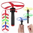 thumbnail image 2 of Outdoor Interactive Flying Saucer Toy with Pull String and 10cm Propeller for Games, 2 of 7