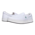 thumbnail image 4 of MaCae Unisex Canvas with Fur Slip On Fashion Shoe With Unique Sole, Cute Shoes, Casual Work Shoes, Canvas Slip On Sneakers, Fuzzy Shoes, Travel Shoes - White/Reflections, 9M/10W, 4 of 7