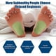 thumbnail image 4 of 12 Pcs Cold Dispelling Foot Patch Swelling Reduce Body Relex Sticker for Foot's Caring, 4 of 5