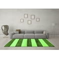 thumbnail image 3 of Ahgly Company Indoor Rectangle Abstract Green Modern Area Rugs, 8' x 12', 3 of 4