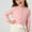 Pink, variant on Girls Cardigan Long Sleeve Pink - Kids Kids Ribbed Knit Button Front with Lace Ruffle Hem, Soft Everyday Cardigan,Size 7-8 T