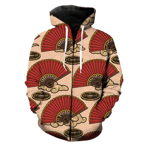 Sudadera con cremallera y diseño de dragón chino para hombre, informal, gran oferta 2024, sudaderas de hip hop de gran tamaño, divertidas, de manga larga, con estampado 3D, primavera y otoño.