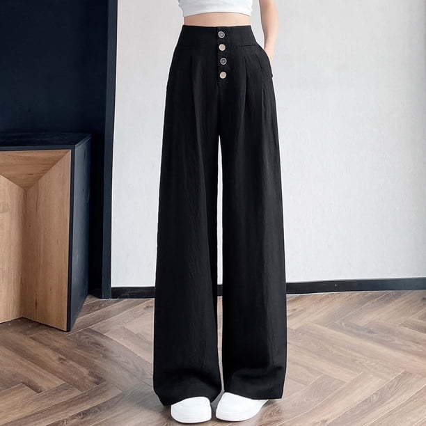 WILLBEST Pantalones Casuales para Mujer, Pantalones Cortos de Verano Cómodos, Uso Diario Versátil, Diseño de Color Sólido, Ajuste Relajado para Darle Estilo. Chica