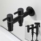 thumbnail image 3 of Multi-Function Black Wall-Mounted Faucet Ideal for Bathrooms and Laundry Rooms, 3 of 4