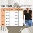thumbnail image 3 of TEMOFON Women Sleeveless Top Plus Size Summer Casual Blouses Crew Neck Tshirt Trendy Solid Black Tee Shirts for Women Clothing Size XXL, 3 of 3