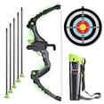 thumbnail image 7 of SainSmart Jr. Kids Bow and Arrows, Light Up Archery Set for Kids Outdoor Hunting Game with 5 Durable Suction Cup Arrows, Luminous Bow and Sighting Device, Green, 7 of 7