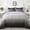 Grey-Queen, variant on Grey Queen Size 7 Piece Ombre Gradient Bed-in-a-Bag Bedding Set