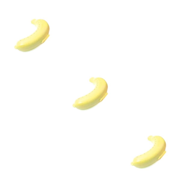 Bearachild Banana Storage Box Plastic Lovely Anti-extrusion Holder Multifunctional Anti-squeezing Case Outdoor Saver Travel Protector Type1 NO1