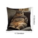 thumbnail image 3 of Juego de almohadas con estampado de animales bonitos para dormitorio, sala de estar, sofá, cojín de 45 x 45 cm para decoración de sofá y sala de estar, funda de almohada aterciopelada., 3 of 6