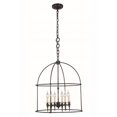 thumbnail image 1 of Elegant Lighting Bavaria 24" 6 Light Pendant Lamp in Bronze, 1 of 1
