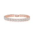 thumbnail image 2 of enjoywould Women Bracelet Colorful Cubic Zirconia Jewelry Rectangular Rhinestones Bracelet Birthday Gift, 2 of 5