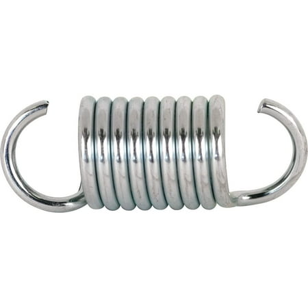 

Prime-Line SP 9614 Extension Spring Spring Steel Construction Nickel-Plated Finish 0.105 GA x 3/4 In. x 2 In. Single Loop Open (2 Pack)