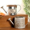 thumbnail image 3 of Fairnull Vintage Letters Engraved Garden Bonsai Plant Flower Iron Watering Can Pot Kettle, 3 of 8