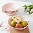 thumbnail image 3 of Stone + Lain Delilah Porcelain Collection Dish Set, 6 Bowls (8-inch) Service for 6, Blush, 3 of 6