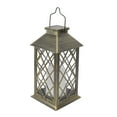 thumbnail image 2 of Solar Lantern,Bronze Lantern with Large Metal Decorative Candle Lanterns Outdoor Lantern Streamlined Design, 2 of 12