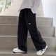 thumbnail image 1 of Cowsor Men's Baggy Cargo Pants Casual Loose Fit Wide Leg Pants with Elastic Waist, 1 of 6