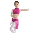 thumbnail image 4 of iEFiEL Girls Sleeveless Crop Top with Bottoms Set for Celebration of Spirit Praise Lyrical Dance, 4 of 7