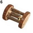 thumbnail image 2 of Cheers.US Hamster Chew Toys Natural Wooden Hamster Toys and Accessories Teeth Care Molar Toys for Guinea Pigs Syrian Hamster Rats Chinchillas Gerbils Hamster Swing Seesaw, 2 of 7