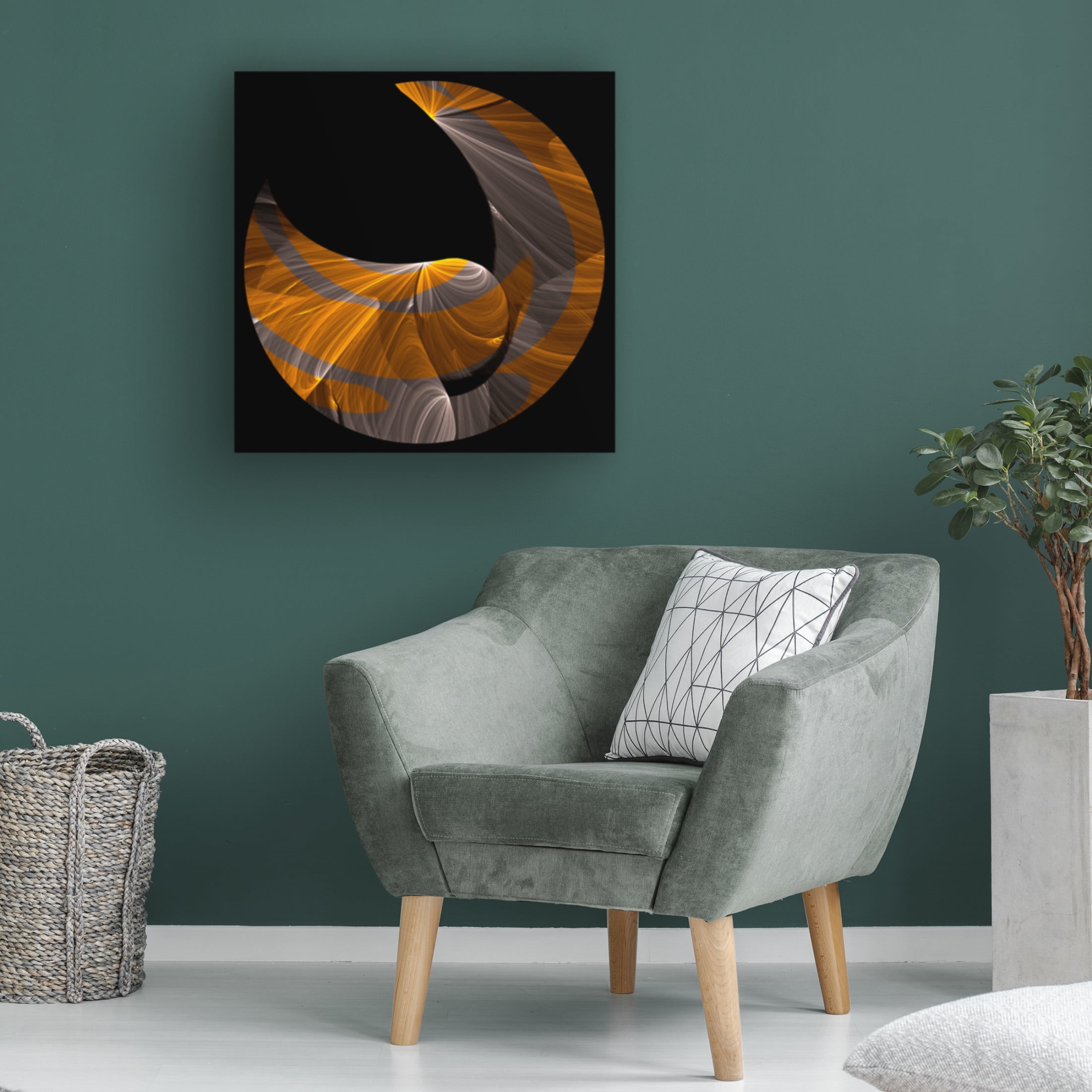 Trademark Fine Art Mystic Number Lunar Cradle Canvas Wall Art