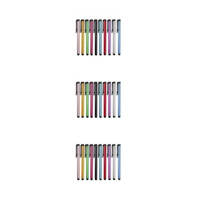 ZheElen Pack of 10 Touch Screen Pen Soft Head Universal Cellphonne Tablet Capacitive Smart Pencil Kit Portable Drawing 3Set