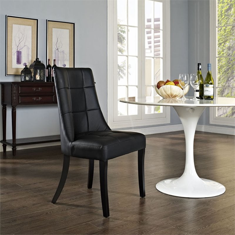 Modway Noblesse Leatherette Dining Side, Modway Baron Upholstered Dining Side Chair Multiple Colors