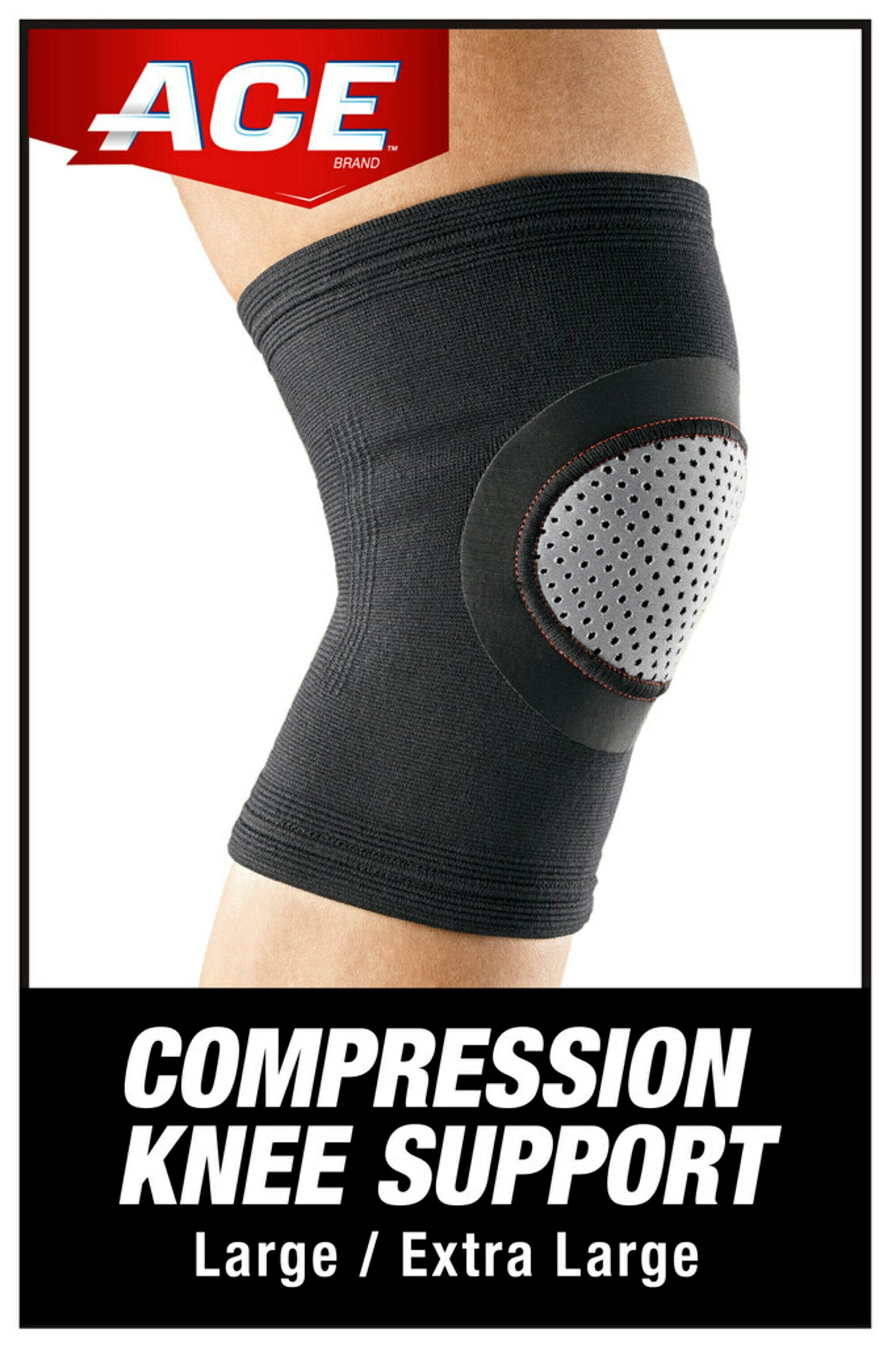 ACE Brand Compression Knee Support, L/XL, Breathable