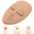 thumbnail image 3 of Lash Mannequin Head Practice Training Head Eyelash Extension Mannequin Head Makeup Practice Head, 3 of 5
