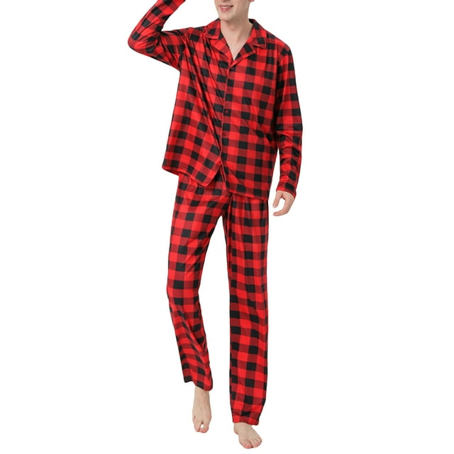 ITFABS Pyjamas de Noël Parent-Enfant, Chemise, Pantalon, Robe, Combinaison, Bavoir pour Chien