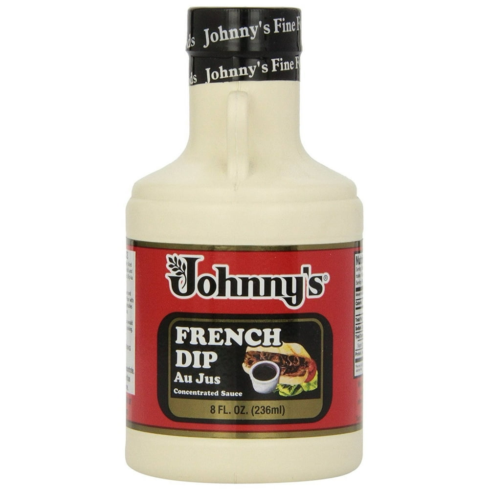 Johnnys French Dip Concentrated Au Jus Sauce, 8Ounce Jugs (Pack of 6