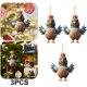 thumbnail image 1 of 3 Piezas Navidad Adorno Pollo Lindo Coche Acrílico Creativo (C), 1 of 5
