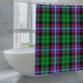 thumbnail image 4 of Tartan Plaid Waterproof Polyester Shower Curtain Heavy-Duty Blackout Fabric, Machine Washable, Decorative for Tub & Shower 70.8×70.8Inch (180×180cm), 4 of 5