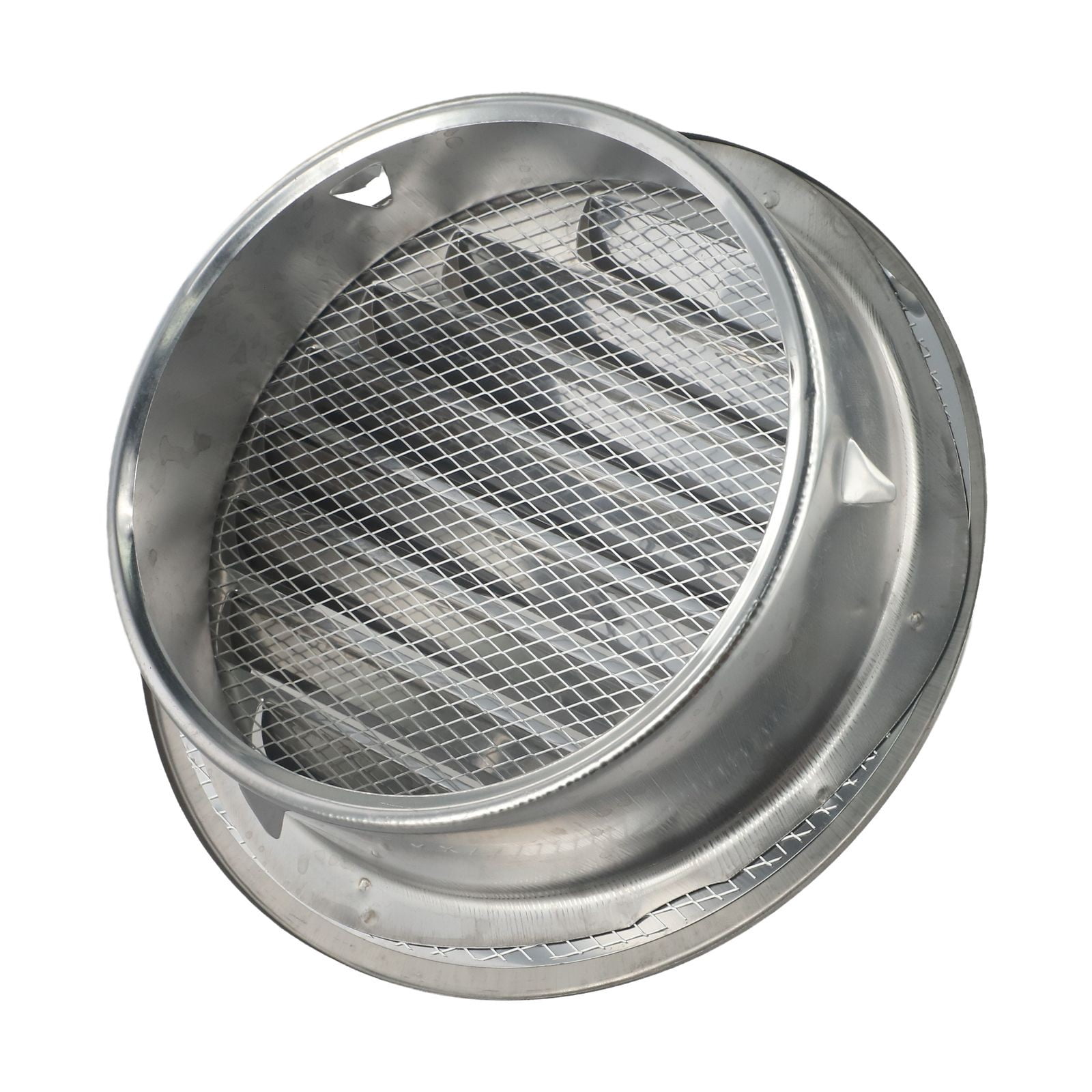Stainless Steel Round Bull Nosed External Extractor Wall Vent Outlet