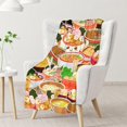 thumbnail image 1 of Ramen Throw Blanket - 30"x40" Inches Cartoon Blanket Gift for Girls, Kids - Pink Lightweight Soft Blankets for Sofa, Lap & Office, 1 of 5