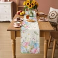 thumbnail image 3 of Table Runner - 70 Inch Long, Easter Eggs Kitchen Dining Table Runner Dresser Scarves, Spring Daisy Eucalyptus Leaves Vintage Farmhouse Decor for Coffee Tables Wedding Party Banquet, 3 of 8