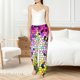 thumbnail image 4 of Balery Colorful Tie Dye Stained Glass 3 Pantalones de pijama para mujer, pijamas ultraligeros, pantalones de estar por casa-3X-Large, 4 of 6